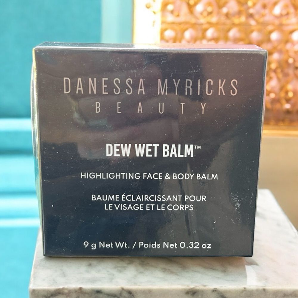 ☀️ Danessa Myricks Dew Wet Balm Pink Shimmer Glass Skin Highlighter NIB Sealed